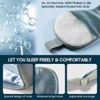 Sleep Mask 100% Mulberry Silk for Light Blocking, ZOESMIEN Eye Mask for Women - Image 2