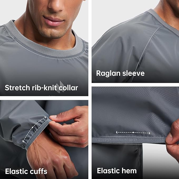 HOTSUIT Men Sauna Suit Sweat Suits Durable Gym Exercise Workout Jacket - Image 5