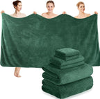 Peryiter Oversized Bath Towels Set of 6 by Peryiter