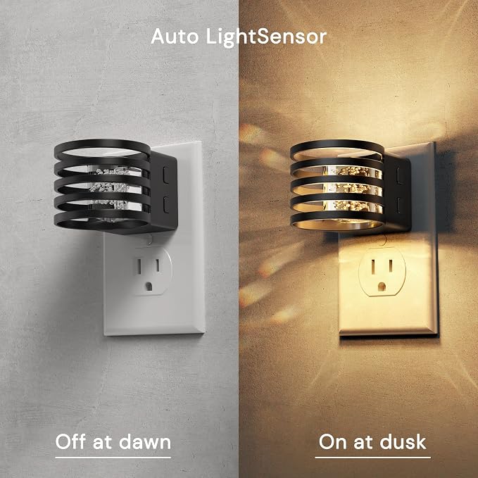 L LOHAS LED Night Lights Plug into Wall, 2 Pack 3CCT Night Light - Image 2