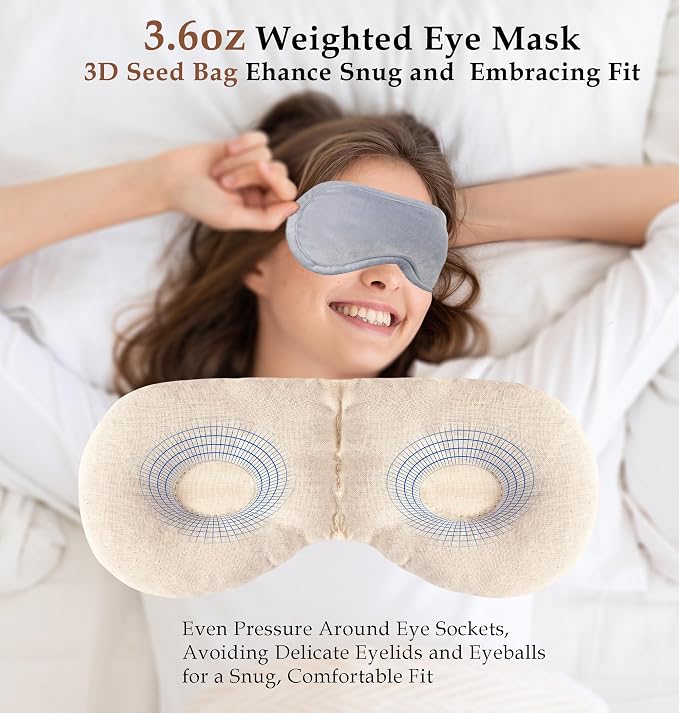 Heated Eye Mask, Moist Warm Compress Microwave - Image 5