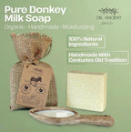 Dr.Ancient Donkey Milk Soap Bar Natural Moisturizing Milk Soap Ancient Inspired - Image 2