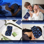 LC-dolida Sleep Mask with Bluetooth Headphones, Extra Large Silk Eye Mask - Image 6