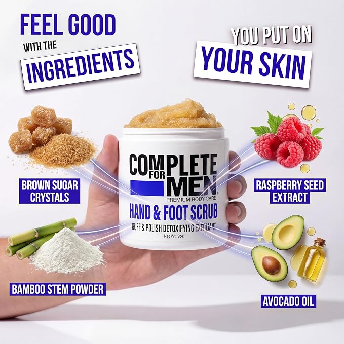 Hand and Foot Scrub: Exfoliating Feet, Hand Exfoliant, Sugar Scrub - Image 5