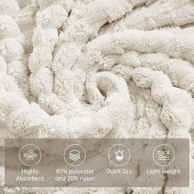 Extra Large Bath Towel Sheet-40x80 Inches Oversized, Super Soft, Quick Dry - Image 4