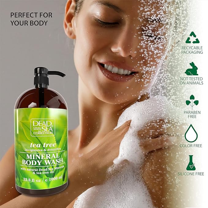 Dead Sea Collection Tea Tree Body Wash - Image 4