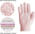 MIG4U Shower Exfoliating Scrub Gloves, Bathing Gloves Body Wash Dead Skin - Image 2