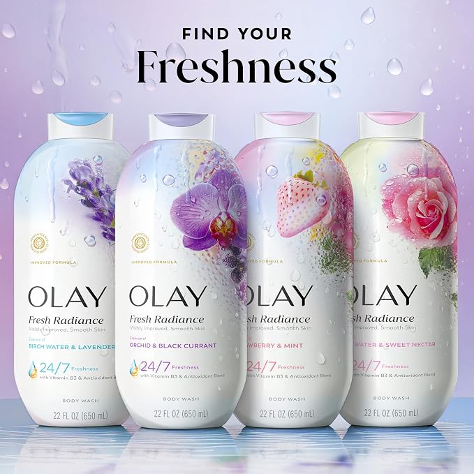 Olay Body Wash for Women, Fresh Radiance, 24/7 Skin-Loving Freshness, Visibly - Image 10