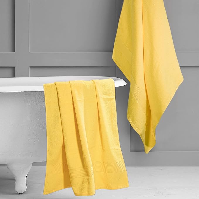 Belizzi Home Premium Cotton Oversized 2 Pack Bath Sheet 35x70-100% Pure Cotton - Image 4