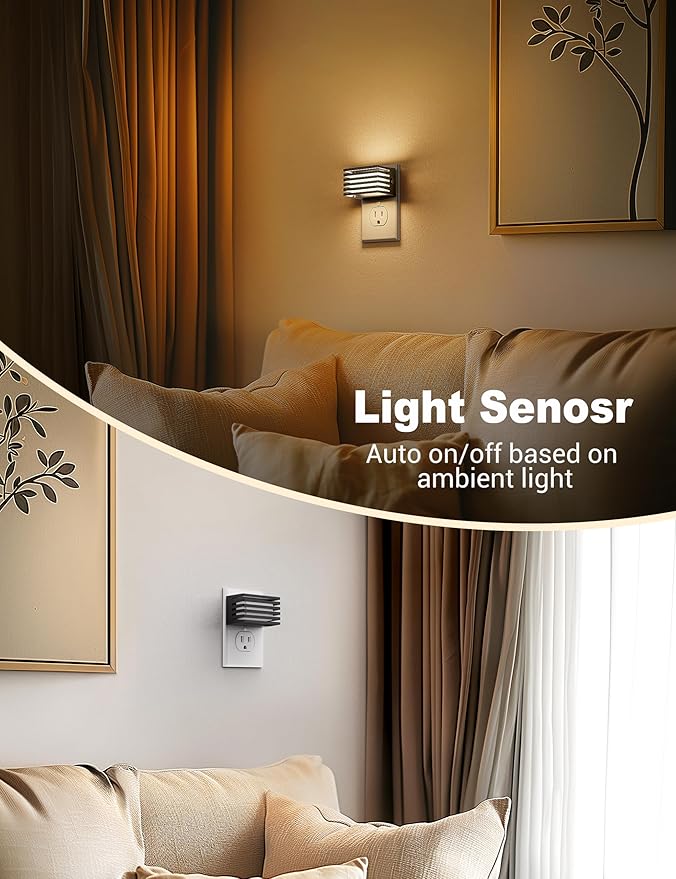 JandCase LED Night Light, Night Lights Plug into Wall - Image 3