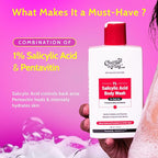 Chemist at Play 1% Salicylic Acid Body Wash | Paraben & SLS Free | Gentle - Image 3