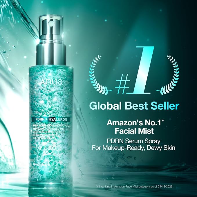 ANUA PDRN Collagen Glow Facial Serum Spray, Hydrating Face Mist, Hyaluronic Acid - Image 2