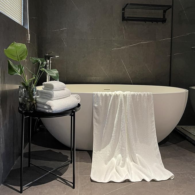 Extra Large Bath Towels Set for Bathroom 30x60 Inches Super Soft Light Weight - Image 2