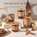 M&SENSE Roasted Coffee Scented Christmas Candle Gift | 19.4oz, 115-Hour Burn | - Image 5