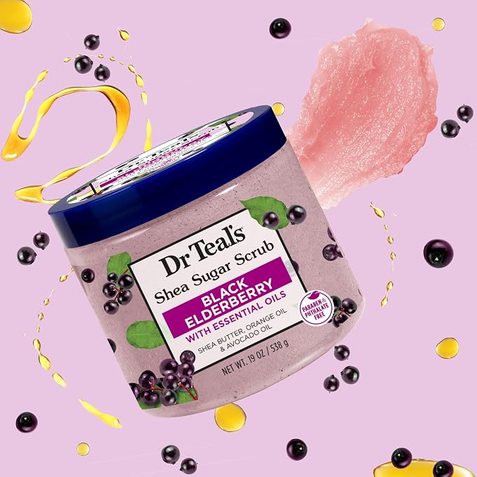 Dr Teal's Shea Sugar Body Scrub, 19 oz - Image 6
