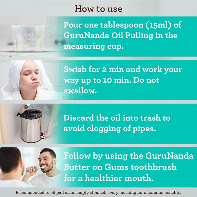 GuruNanda CocoMint Oil Pulling Mouthwash - Image 6