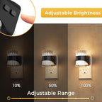 L LOHAS LED Night Light, Modern Night Lights Plug into Wall, 2 Pack - Image 2