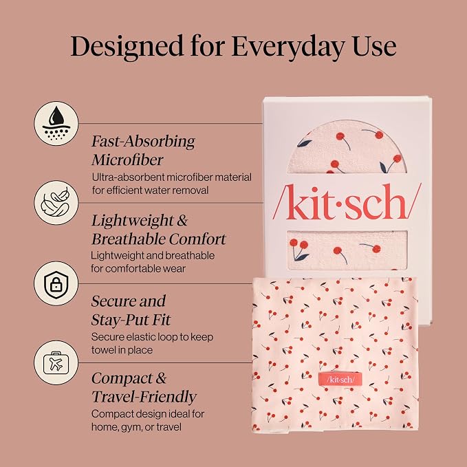 Kitsch Plush Microfiber Hair Towel Wrap - Image 3