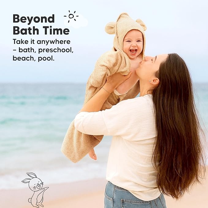 KeaBabies 2-Pack Hooded Baby Towels - Image 7