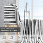 4 Piece Bath Towel Set Oversized Bath Sheet 35"x70" Bathroom Towel Extra Large - Image 2