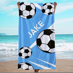 Personalized Beach Towel With Name, Custom Beach Towel with Text, Customized by JML
