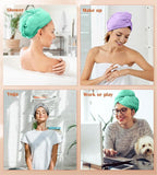 POPCHOSE Microfiber Hair Towel Wrap, Stocking Stuffers - Image 5