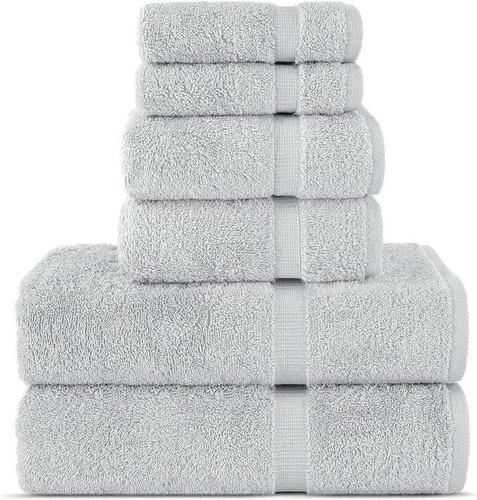 Chakir Turkish Linens Luxury Spa and Hotel Quality Premium Cotton 6-Piece Towel by ChakirTurkishLinens