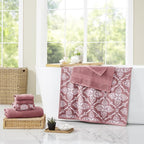 Modern Threads Amaris 6-Piece Reversible Yarn Dyed Jacquard Towel Set - Image 2