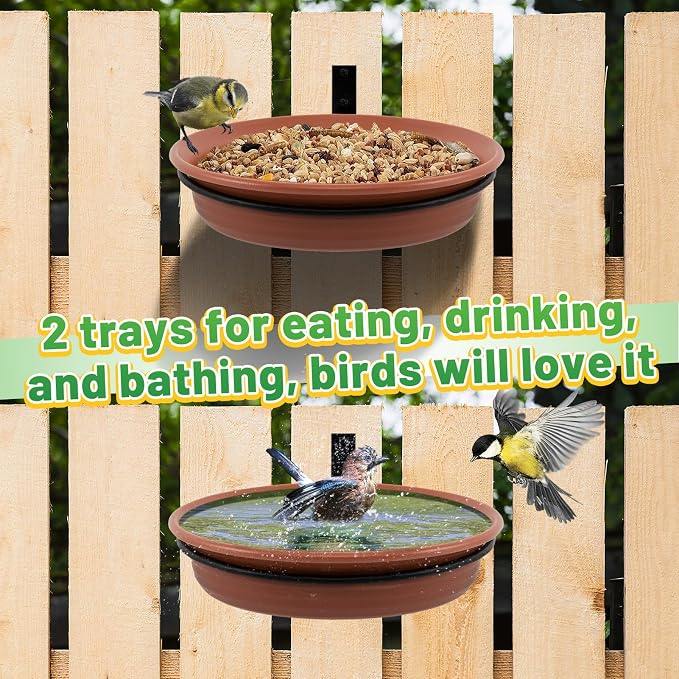 Fence Bird Feeders Tray - Image 6