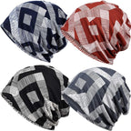 Women's Summer Beanie for Men Hat Boho Hats Adult Dwarf Hats Chemo Cap Cancer by Ababalaya