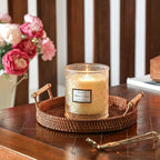 Vanilla Bean Candle, Large Decorative Glass Candle 19oz, Luxury Soy Wax Scented - Image 6