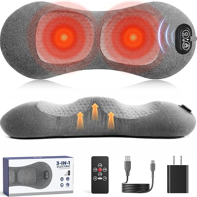 2026 Upgraded 3-in-1 Lumbar Support Pillow by PakWizz