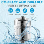 EVERGLOW High-Output Shower Filter, 100% Removes Chlorine, Moisturizes Dry - Image 6