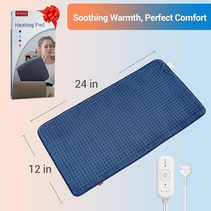 Comfytemp Heating Pad for Back & Period, Electric Extra Large Heat Pad - Image 6