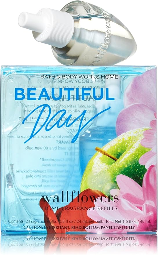 Bath and Body Works Wallflowers 2-Pack Refills, Beautiful Day, 1.6 fl Ounce by BathBodyWorks