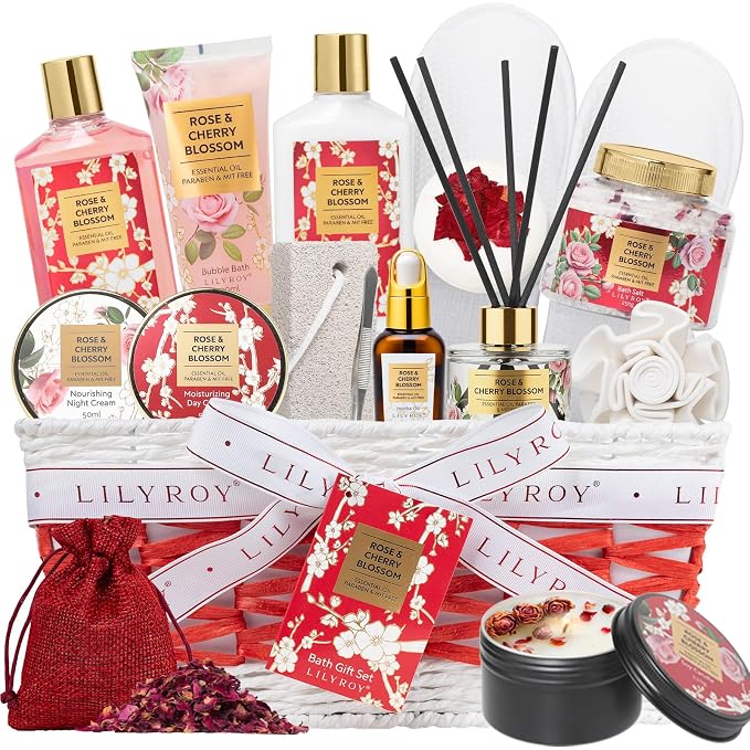 17Pcs Mothers Day Gift Basket, Gifts by LILYROY