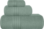 BOUTIQUO Ultra Soft 3 Pack Cotton Towel Set, Contains a Bath Towels 28x55 inch by BOUTIQUO