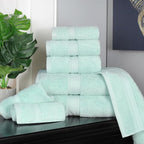 SUPERIOR Egyptian Cotton Pile 8 Piece Towel Set, Includes 2 Bath, 2 Hand - Image 10