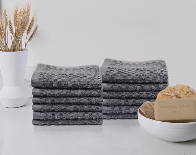 COTTON CRAFT Euro Spa Waffle Wash Cloth - Image 2