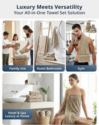 LANE LINEN Luxury Bath Towels Set - Image 5