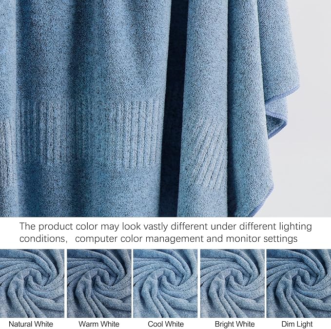 SEISSO Bath Towels, Extra Absorbent & Quick Drying Towels - Image 8