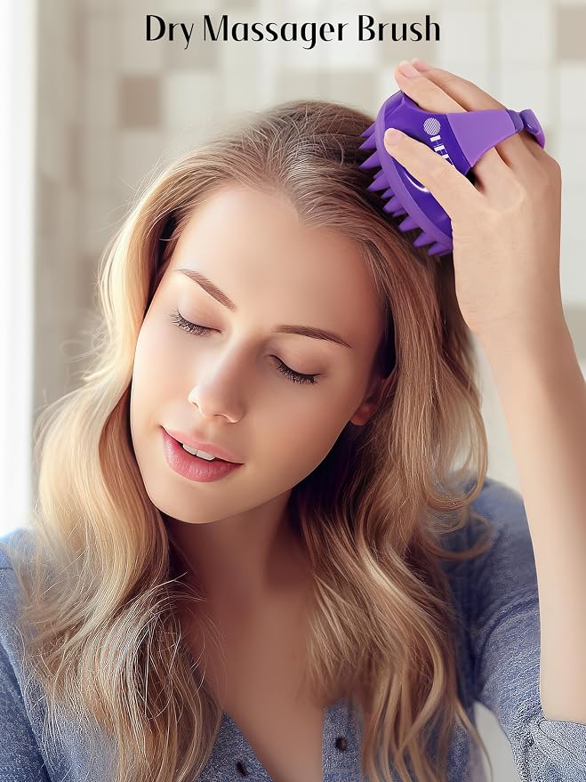 HEETA Scalp Massager with Soft Silicone Bristles - Image 5