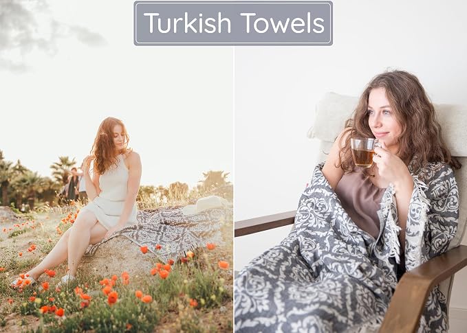 Premium Turkish Beach Towel – 35"x67" – 100% Cotton – Quick Dry Towel & Sand - Image 8