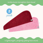 Turbie Twist 2-Pack Microfiber Hair Towel - Image 3