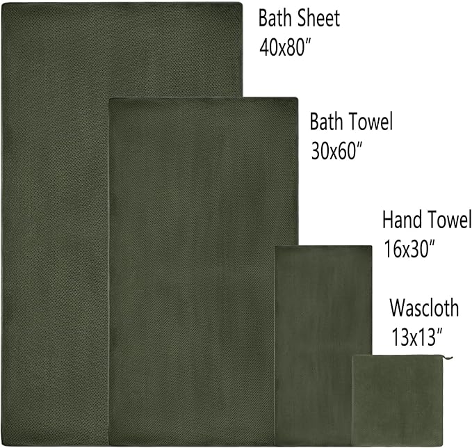 Extra Large Bath Towels Set for Bathroom 30x60 Inches Super Soft Light Weight - Image 5
