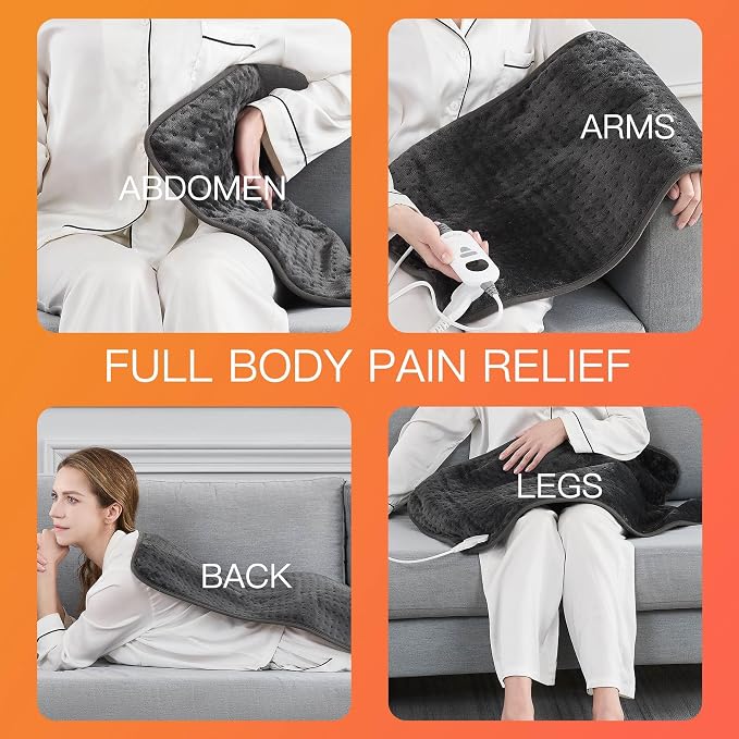 XL Heating Pads Large with Graphene Backing, Heat Pads 33 x 17, Heating pad - Image 4