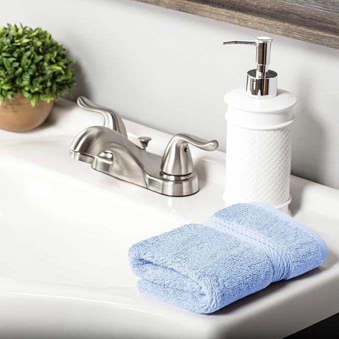 SUPERIOR Egyptian Cotton Pile 10 Piece Towel Set, Includes 2 Bath, 4 Hand - Image 5