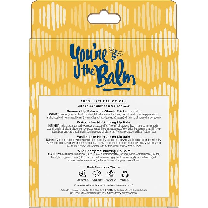 Burt's Bees You're the Balm Lip Balm Pack, - Image 10