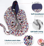 Satin Lined Scrub Caps with Buttons & Sweathand, Surgical Caps - Image 4