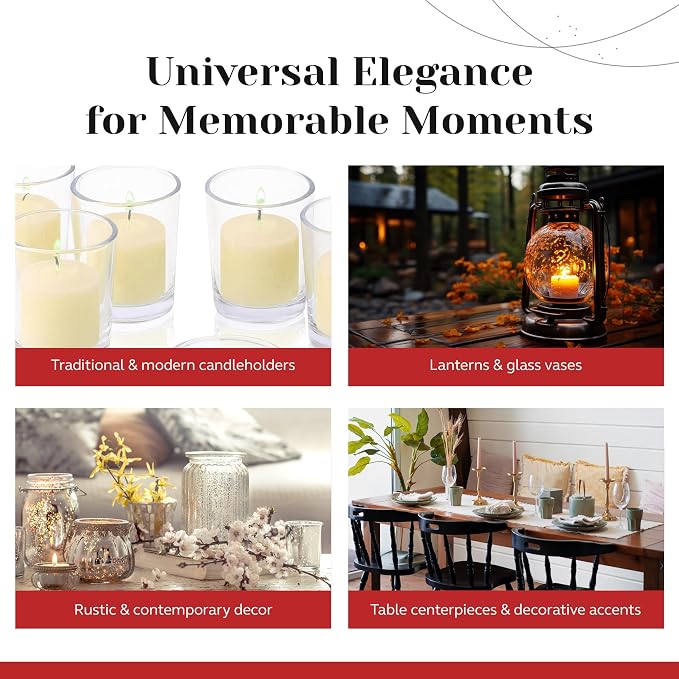 French Vanilla Scented Votive Candles, Scented 10 Hour Burn Time - Image 5